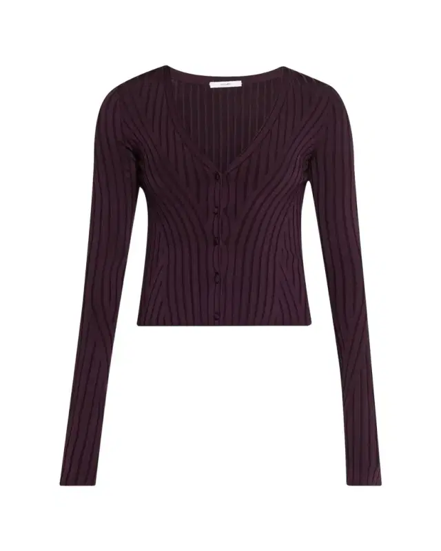 Greer Cropped Knit Cardigan