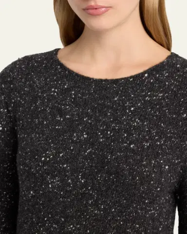 The Row Maira Speckled Cashmere Sweater | Thumbnail 5 The Row Maira Speckled Cashmere Sweater | Thumbnail 5
