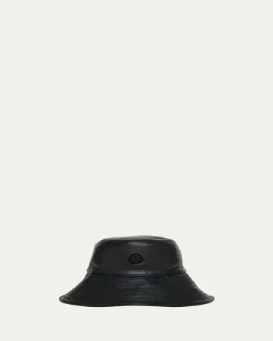 Moncler Genius x EE72 by Edward Enninful Leather Bucket Hat | Thumbnail 2