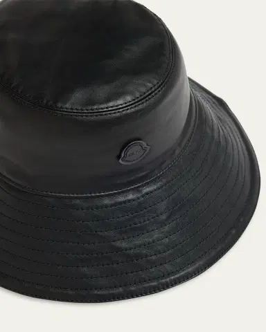 Moncler Genius x EE72 by Edward Enninful Leather Bucket Hat | Thumbnail 3