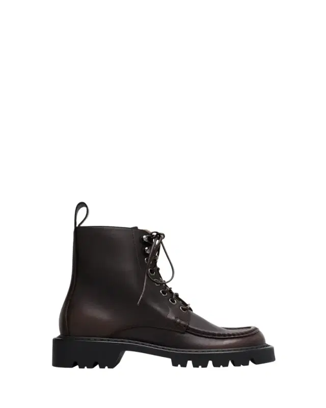Men's Sierra Leather Combat Ankle Boots