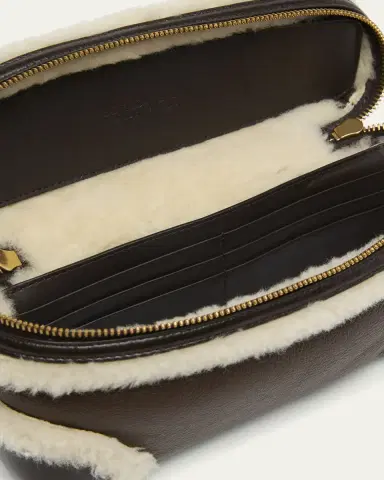 Bottega Veneta Bang Bang Shearling Vanity Top-Handle Bag | Thumbnail 4 Bottega Veneta Bang Bang Shearling Vanity Top-Handle Bag | Thumbnail 4