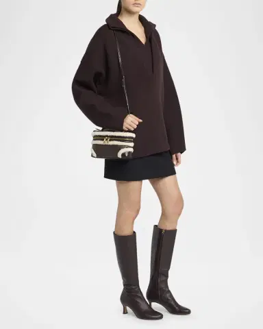 Bottega Veneta Bang Bang Shearling Vanity Top-Handle Bag | Thumbnail 9 Bottega Veneta Bang Bang Shearling Vanity Top-Handle Bag | Thumbnail 9