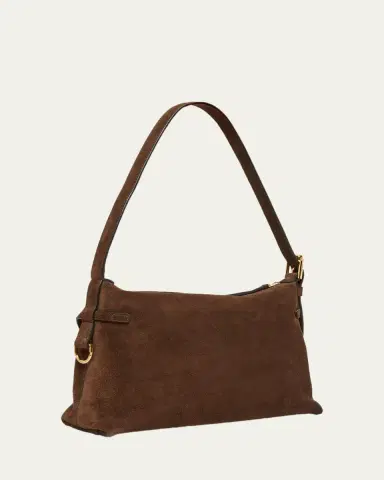 Givenchy Mini Voyou Suede Shoulder Bag | Thumbnail 3 Givenchy Mini Voyou Suede Shoulder Bag | Thumbnail 3