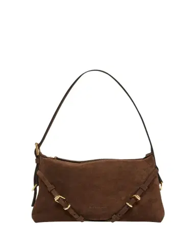Givenchy Mini Voyou Suede Shoulder Bag | Thumbnail 1 Givenchy Mini Voyou Suede Shoulder Bag | Thumbnail 1