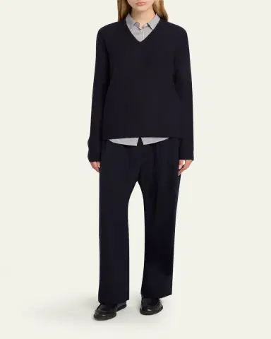 The Row Orieno Wide-Leg Pull-On Pants | Thumbnail 2 The Row Orieno Wide-Leg Pull-On Pants | Thumbnail 2