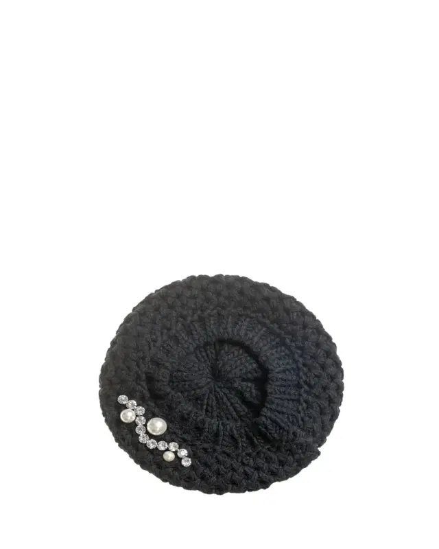 Inverni Embellished Cashmere Beret