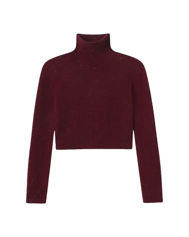 FRAME The Cashmere Fleck Turtleneck