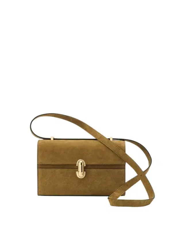 The Symmetry 19 Suede Crossbody Bag