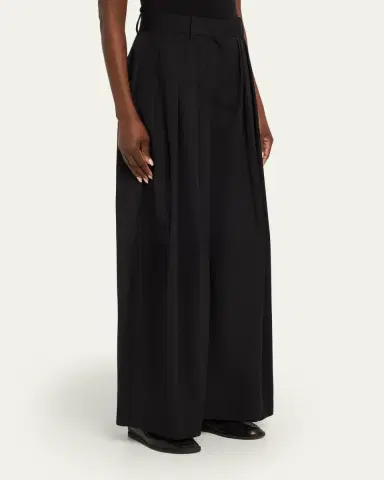 anOnlyChild Stona Pleated Wool Pants | Thumbnail 4 anOnlyChild Stona Pleated Wool Pants | Thumbnail 4