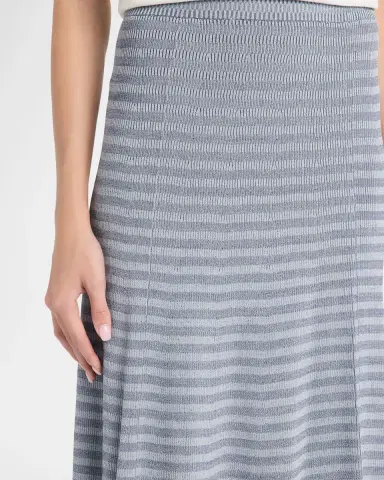 Proenza Schouler White Label Stina Geometric Knit Midi Skirt | Thumbnail 11
