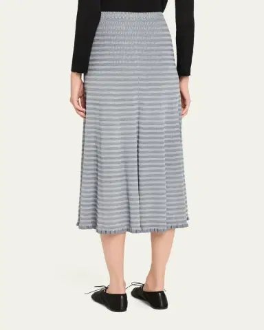 Proenza Schouler White Label Stina Geometric Knit Midi Skirt | Thumbnail 3