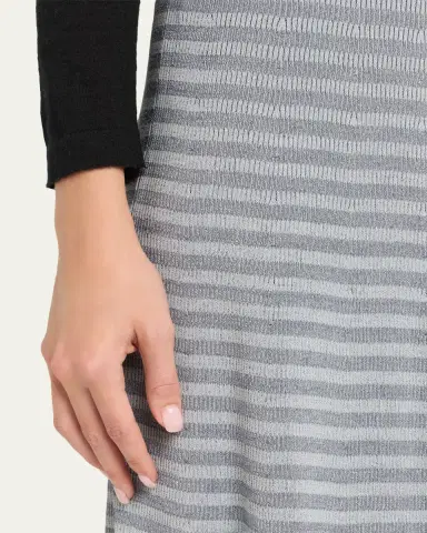Proenza Schouler White Label Stina Geometric Knit Midi Skirt | Thumbnail 5