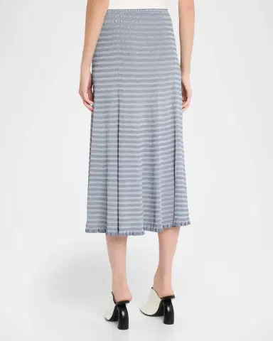 Proenza Schouler White Label Stina Geometric Knit Midi Skirt | Thumbnail 9