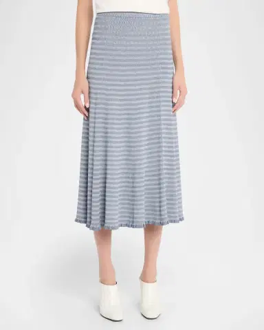 Proenza Schouler White Label Stina Geometric Knit Midi Skirt | Thumbnail 10