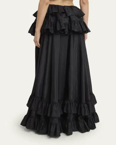 Chloé Ruffled Silk Maxi Skirt | Thumbnail 3 Chloé Ruffled Silk Maxi Skirt | Thumbnail 3