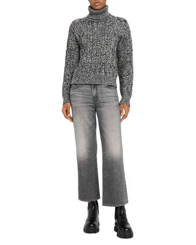 Wool-Blend Turtleneck Sweater