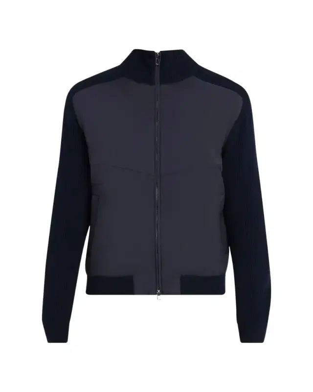 Men's Knit Hybrid Bomber Jacket