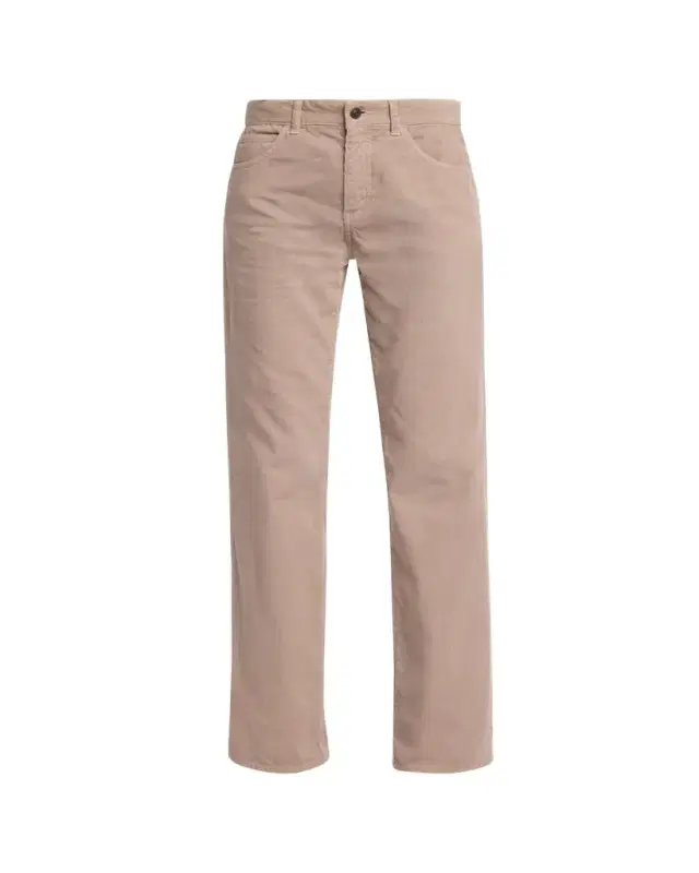 Carlyl Corduroy Straight-Leg Pants
