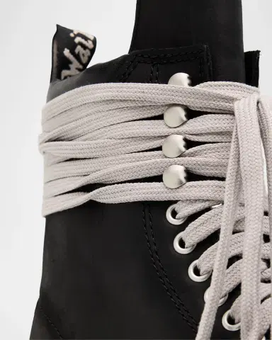 Rick Owens x Dr. Martens Quad Sole Steel Toe Leather Ankle Boots | Thumbnail 5 Rick Owens x Dr. Martens Quad Sole Steel Toe Leather Ankle Boots | Thumbnail 5