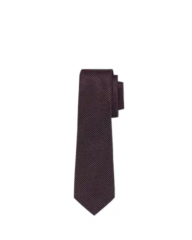 Giorgio Armani Men's Birdseye Jacquard Silk Tie | Thumbnail 1