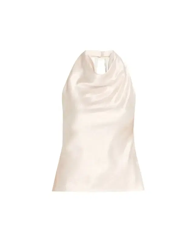 Jason Wu Collection Crystal-Embellished Washed Twill Cowl Halter Top
