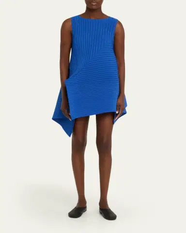 Issey Miyake Fold Pleats Mini Dress | Thumbnail 2