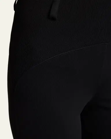 Alaïa High-Rise Rib Yoke Leggings | Thumbnail 5