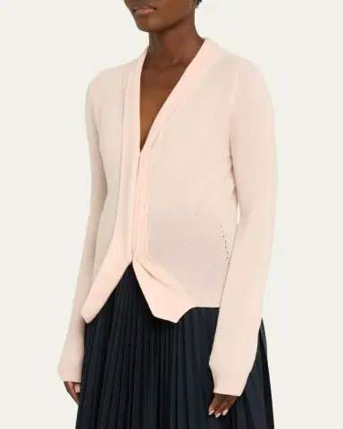 Plan C Wool V-Neck Cardigan | Thumbnail 4 Plan C Wool V-Neck Cardigan | Thumbnail 4