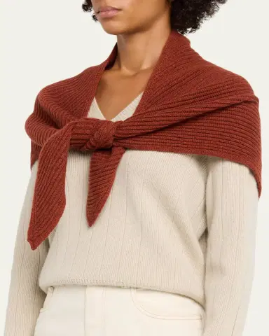Inverni Sciarpa Maglia Cashmere Knit Scarf | Thumbnail 3