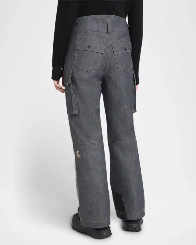 Moncler Grenoble Padded Denim Ski Pants | Thumbnail 2 Moncler Grenoble Padded Denim Ski Pants | Thumbnail 2
