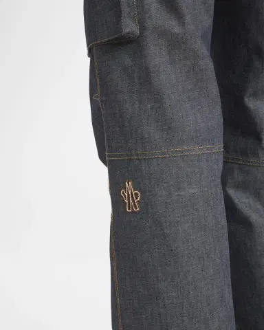 Moncler Grenoble Padded Denim Ski Pants | Thumbnail 4 Moncler Grenoble Padded Denim Ski Pants | Thumbnail 4