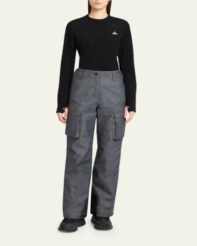 Moncler Grenoble Padded Denim Ski Pants | Thumbnail 6 Moncler Grenoble Padded Denim Ski Pants | Thumbnail 6