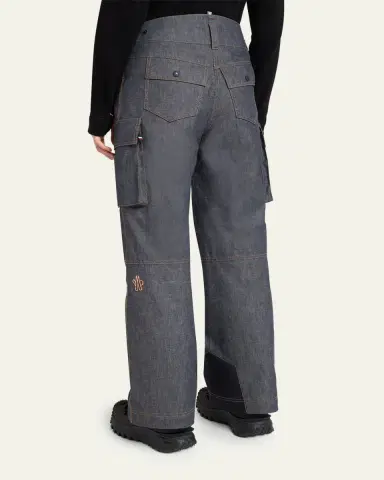 Moncler Grenoble Padded Denim Ski Pants | Thumbnail 7 Moncler Grenoble Padded Denim Ski Pants | Thumbnail 7