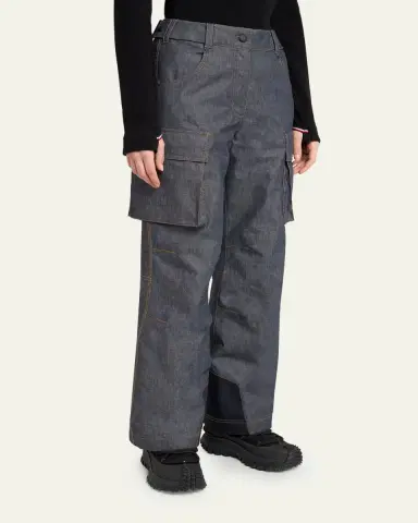 Moncler Grenoble Padded Denim Ski Pants | Thumbnail 8 Moncler Grenoble Padded Denim Ski Pants | Thumbnail 8