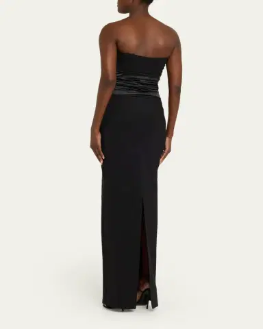 Chiara Boni La Petite Robe Veneta Strapless Sweetheart Column Gown | Thumbnail 3