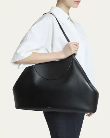 Givenchy Facet Cabas Medium Tote Bag in Grain Leather | Thumbnail 2 Givenchy Facet Cabas Medium Tote Bag in Grain Leather | Thumbnail 2