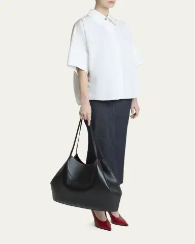 Givenchy Facet Cabas Medium Tote Bag in Grain Leather | Thumbnail 5 Givenchy Facet Cabas Medium Tote Bag in Grain Leather | Thumbnail 5
