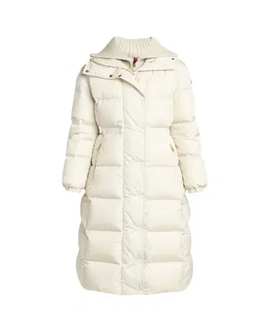 Moncler Chamer Long Hooded Down Coat with Detachable Dickey | Thumbnail 1 Moncler Chamer Long Hooded Down Coat with Detachable Dickey | Thumbnail 1
