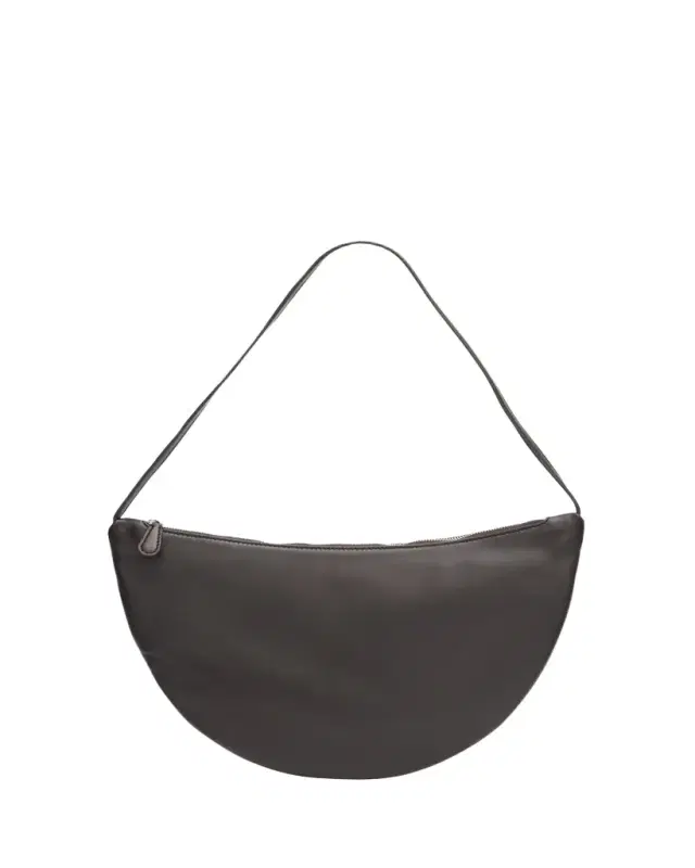 THE ROW Izzy Small Crescent Shoulder Bag in Leather