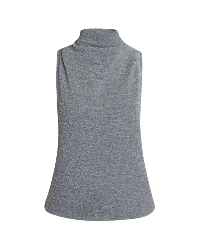 Proenza Schouler White Label Cynthia Wool Jersey Sleeveless Turtleneck