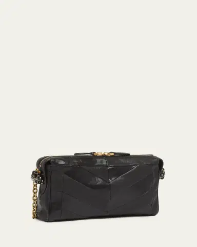 Valentino Garavani Small Chevron Patchwork Leather Shoulder Bag | Thumbnail 3 Valentino Garavani Small Chevron Patchwork Leather Shoulder Bag | Thumbnail 3