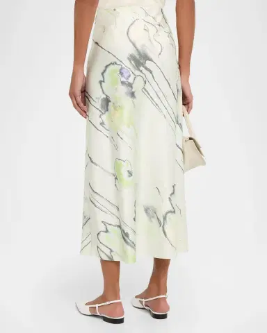 Jason Wu Collection Watercolor Crepe Satin Slip Midi Skirt | Thumbnail 7 Jason Wu Collection Watercolor Crepe Satin Slip Midi Skirt | Thumbnail 7