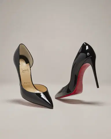 Christian Louboutin 100mm Iriza Patent Open-Side Pumps | Thumbnail 4