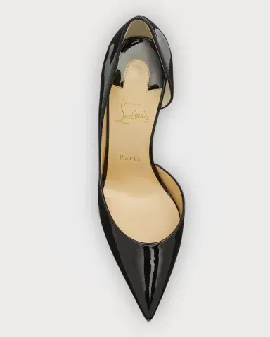 Christian Louboutin 100mm Iriza Patent Open-Side Pumps | Thumbnail 5