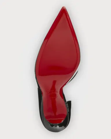 Christian Louboutin 100mm Iriza Patent Open-Side Pumps | Thumbnail 7