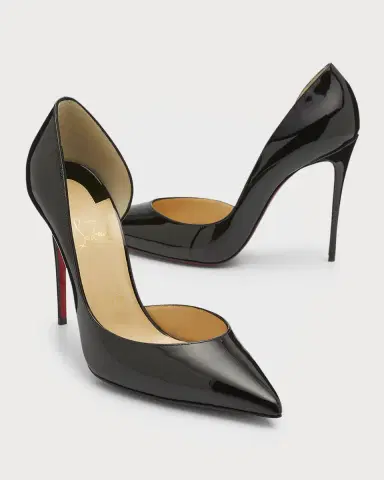 Christian Louboutin 100mm Iriza Patent Open-Side Pumps | Thumbnail 8