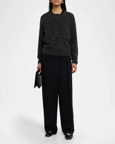 THE ROW Mauino Cashmere Crewneck Cardigan | Thumbnail 11