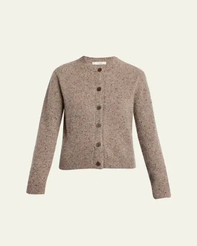 THE ROW Mauino Cashmere Crewneck Cardigan | Thumbnail 6
