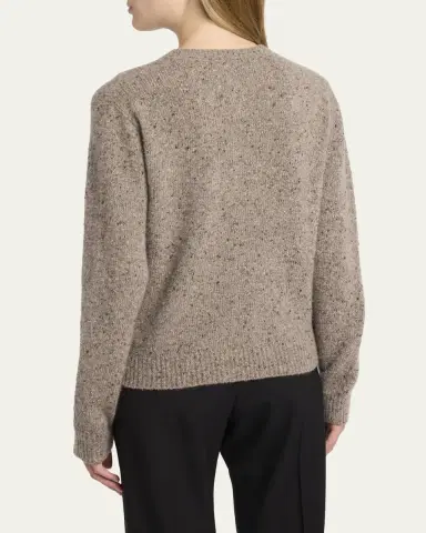 THE ROW Mauino Cashmere Crewneck Cardigan | Thumbnail 8